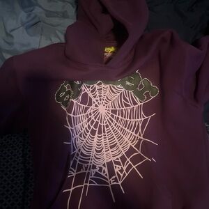 Grape sp5der hoodie size s authentic